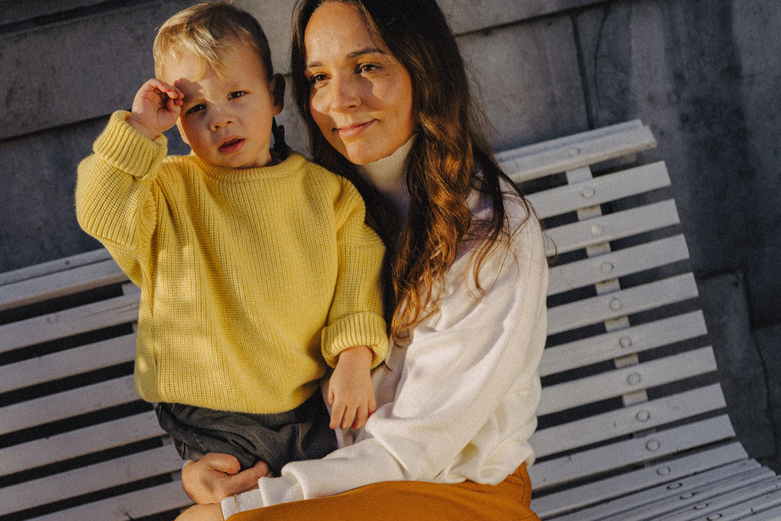 Little Chloé knit yellow