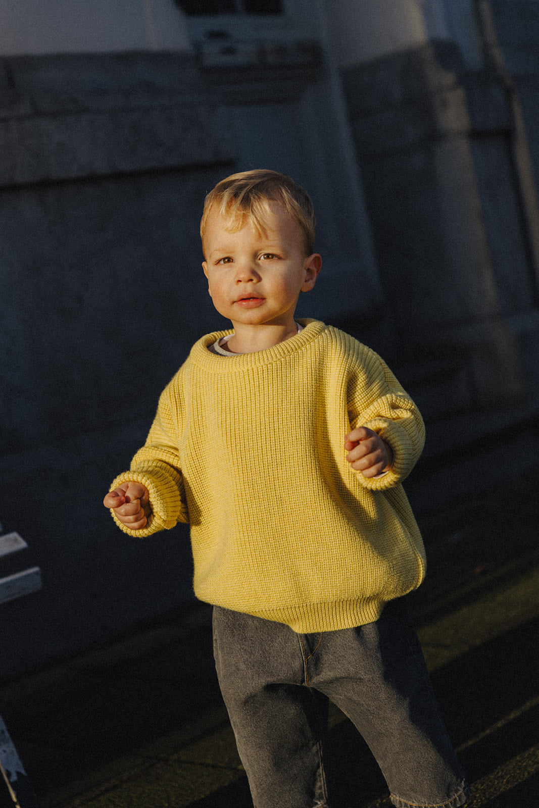 Little Chloé knit yellow