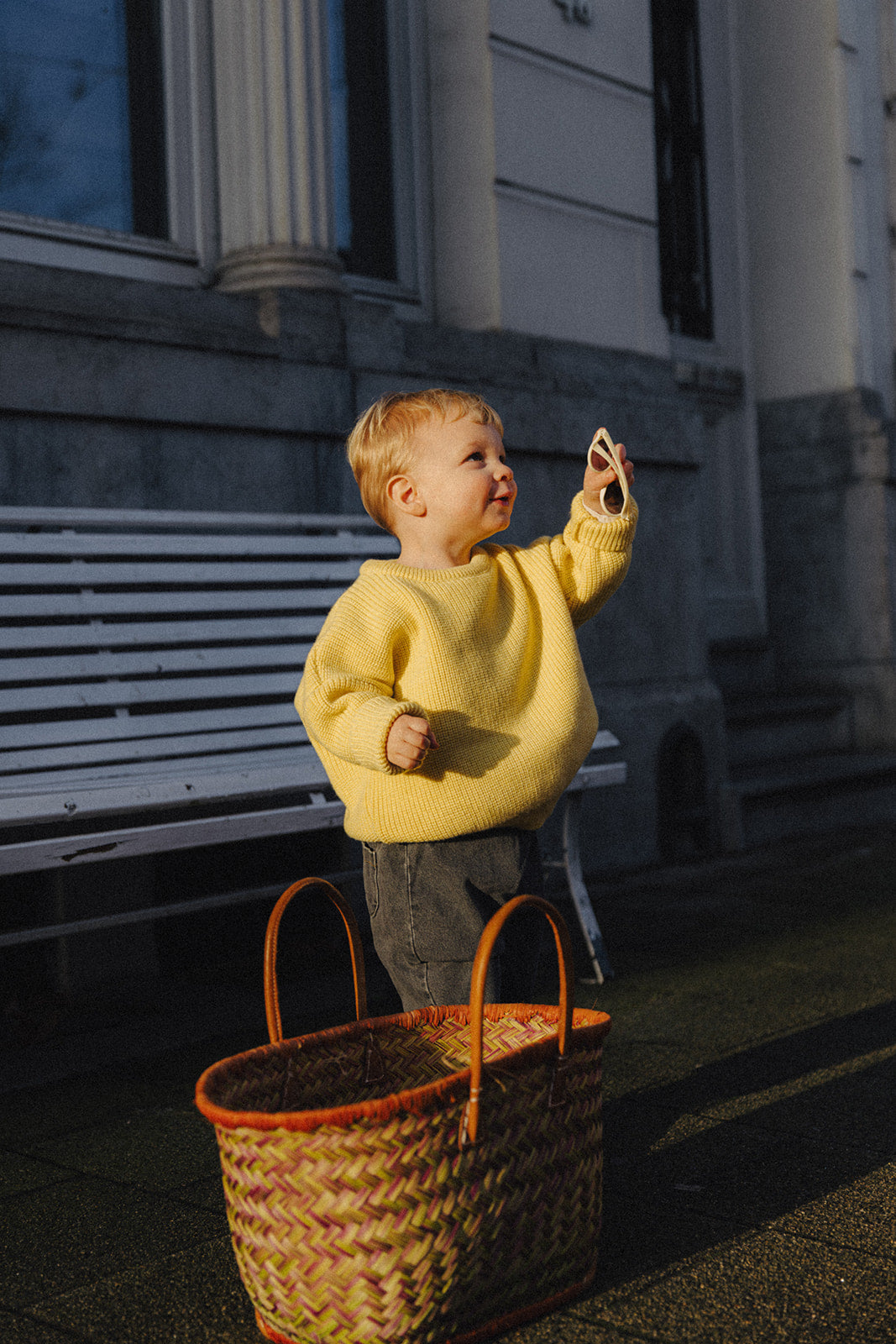 Little Chloé knit yellow