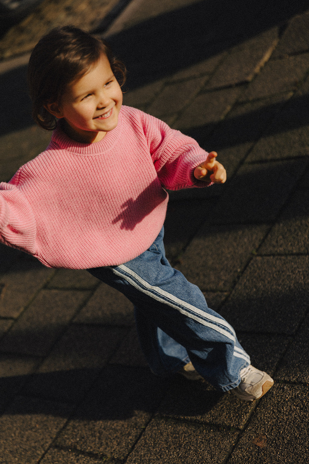 Little Chloé knit pink