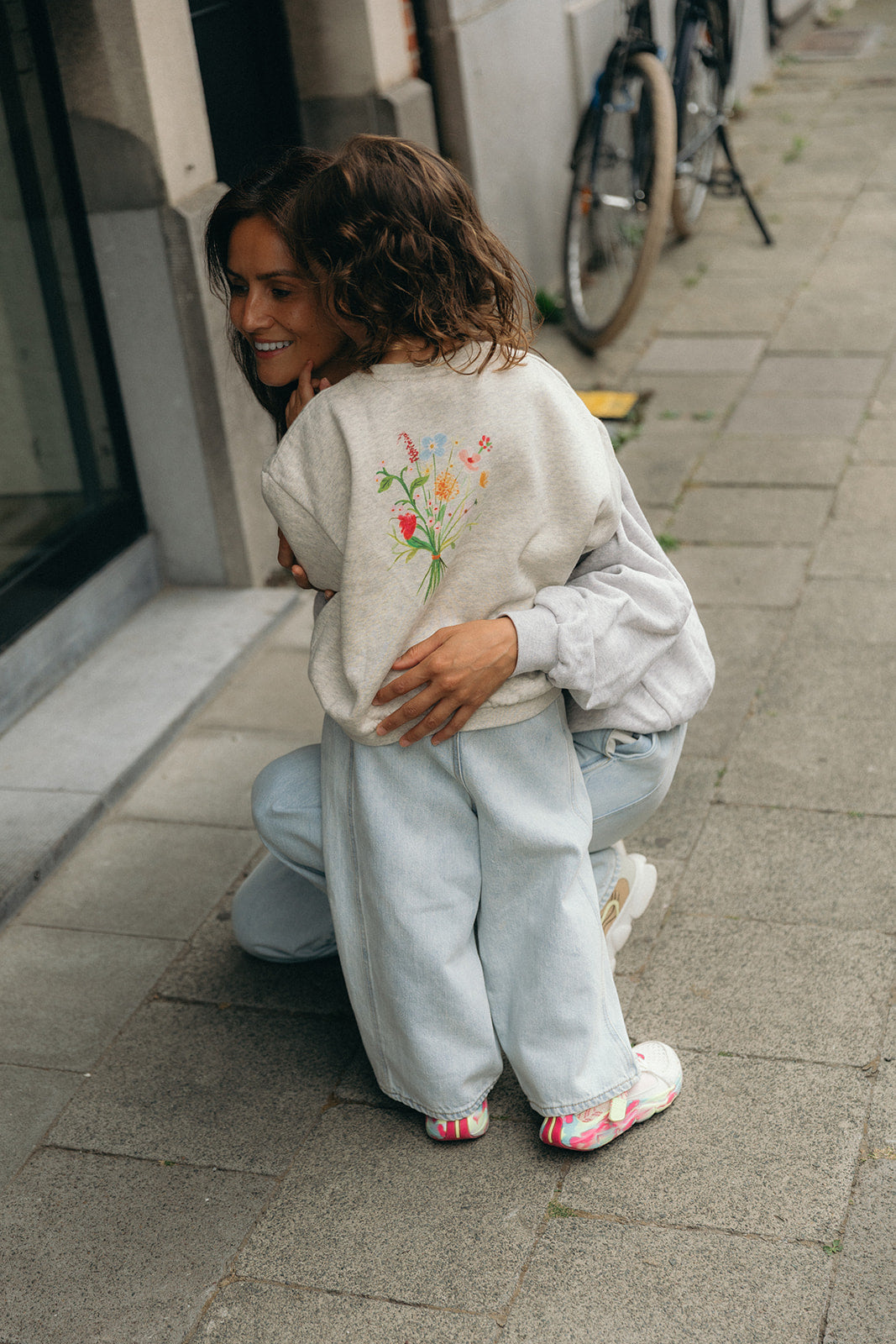 Little Cécile sweater wildflowers