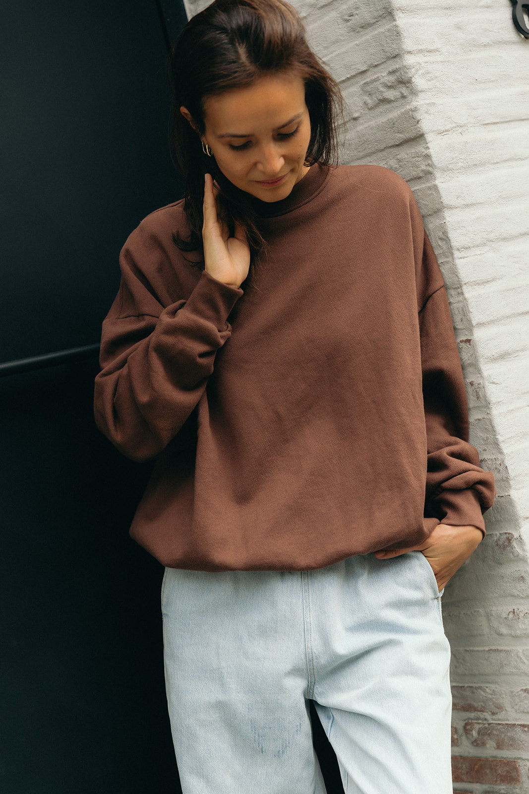 Cécile sweater chocolate brown