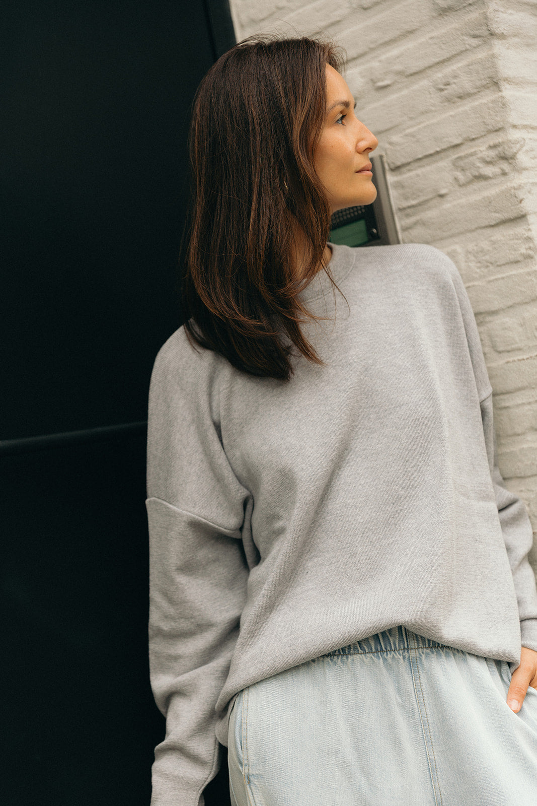 Chloé knit grey melange