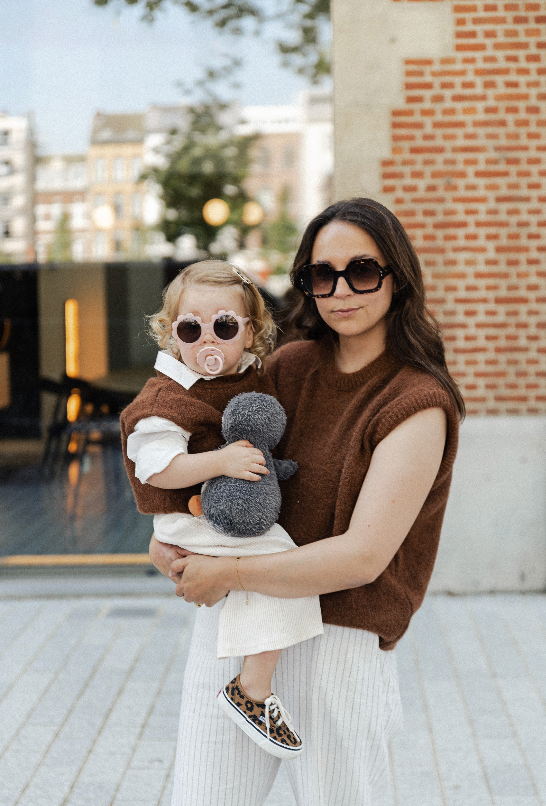 Frankie sleeveless knit chocolate brown