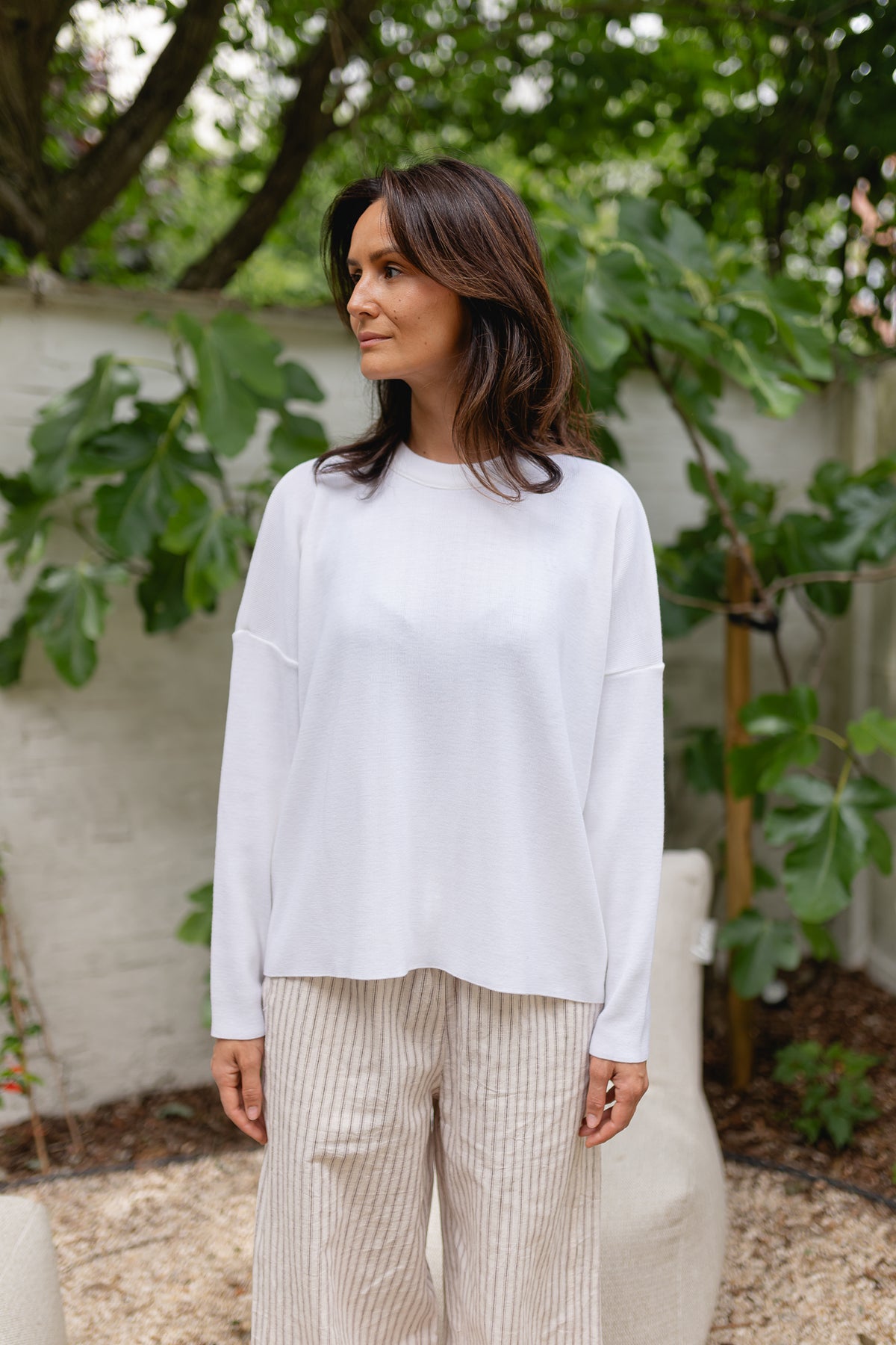 Chloé merino wool knit white
