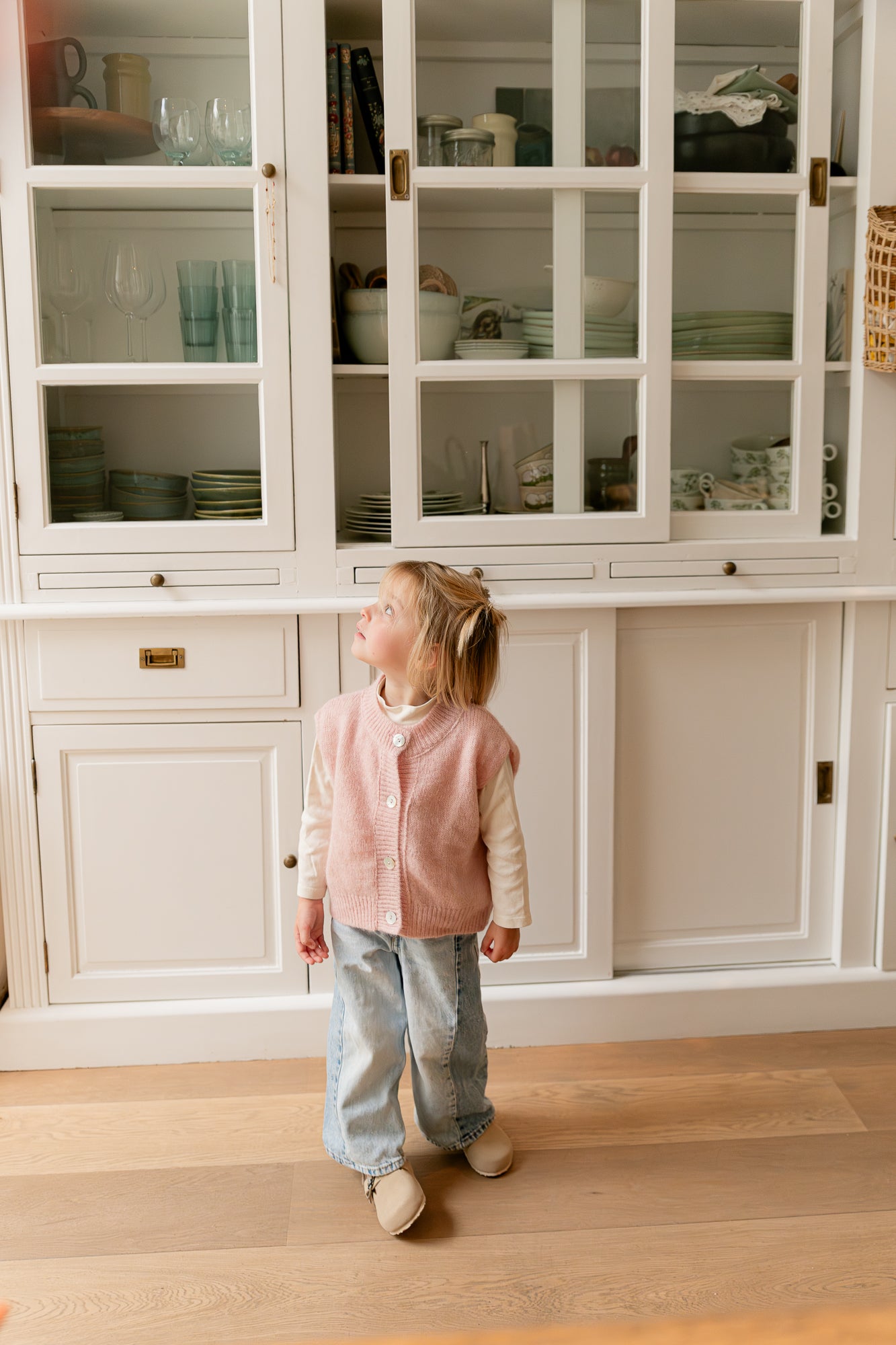 Olivia vest little pink