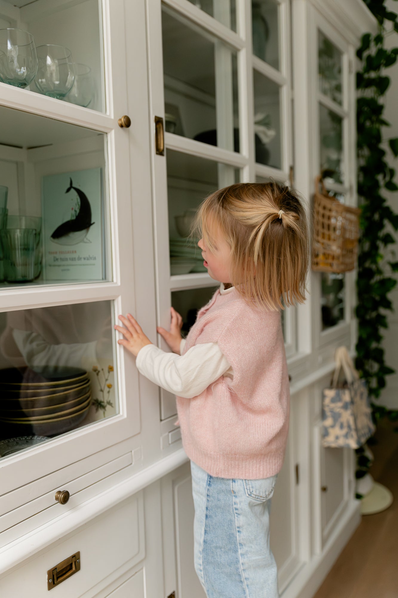 Olivia vest little pink