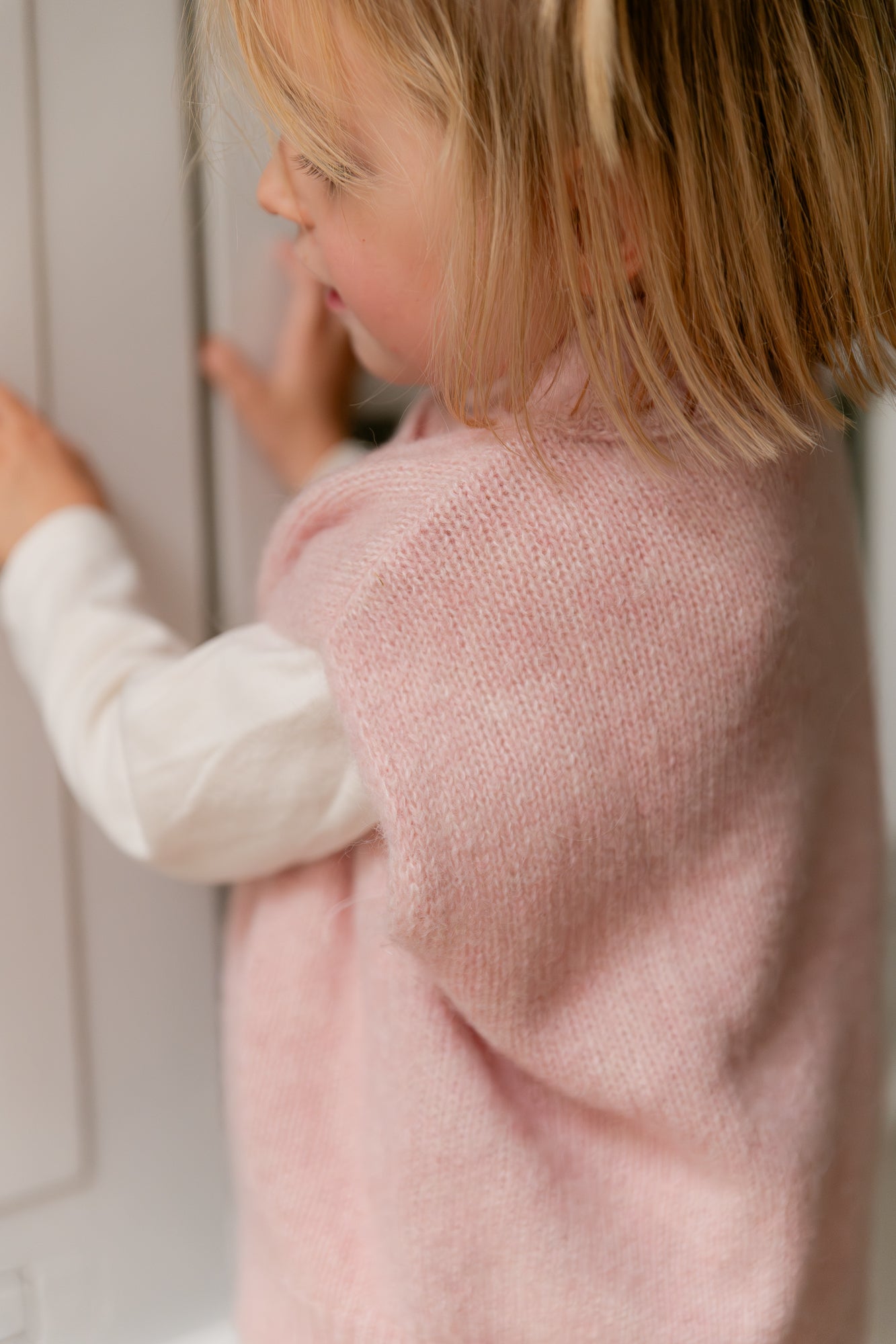 Olivia vest little pink