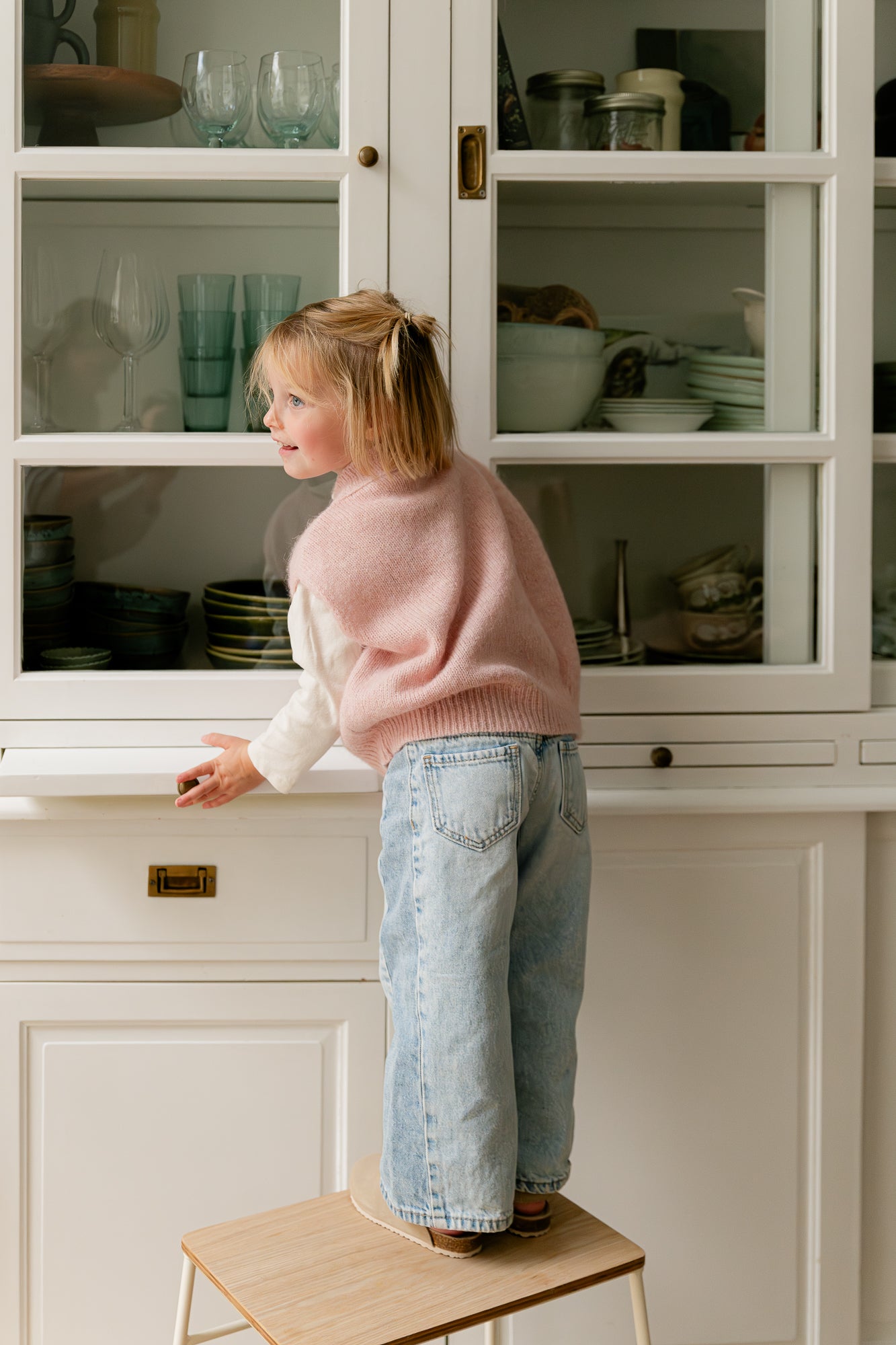 Olivia vest little pink