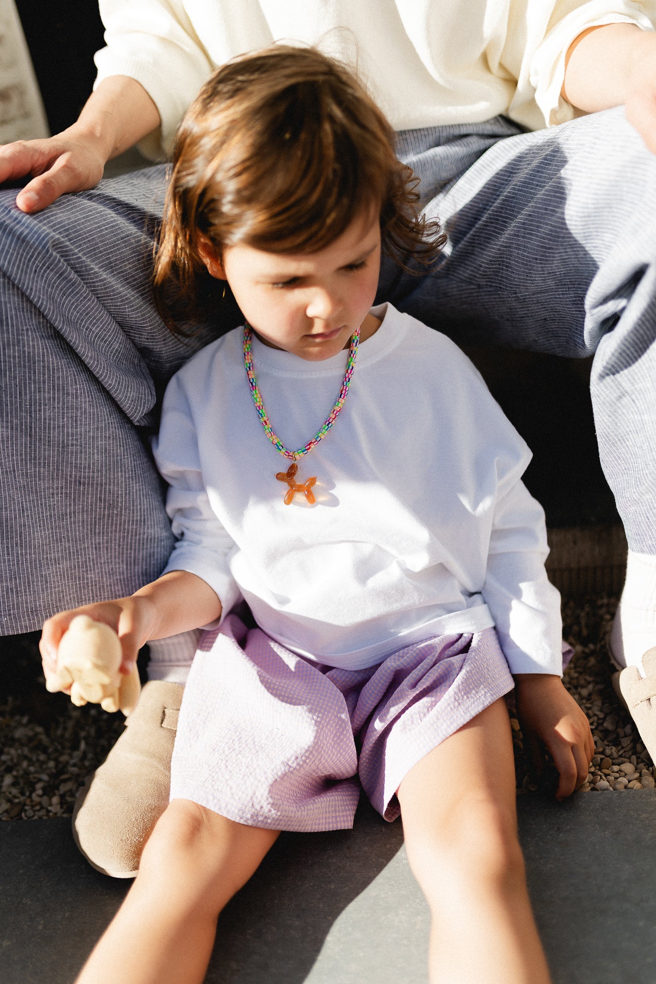 Kimchi necklace multicolor puppy