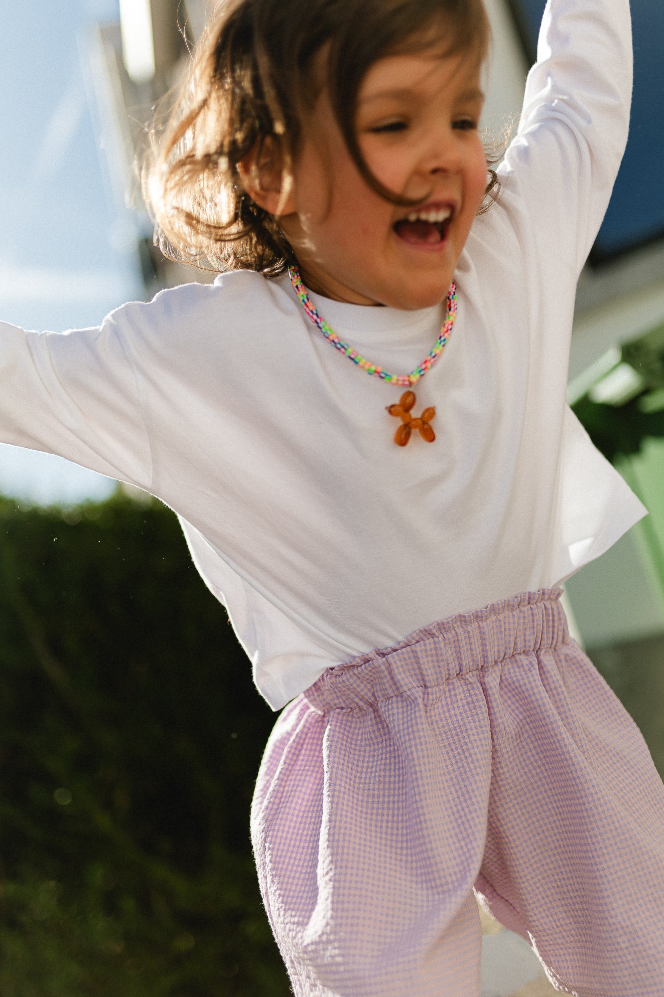 Little Claudia longsleeve top hearts