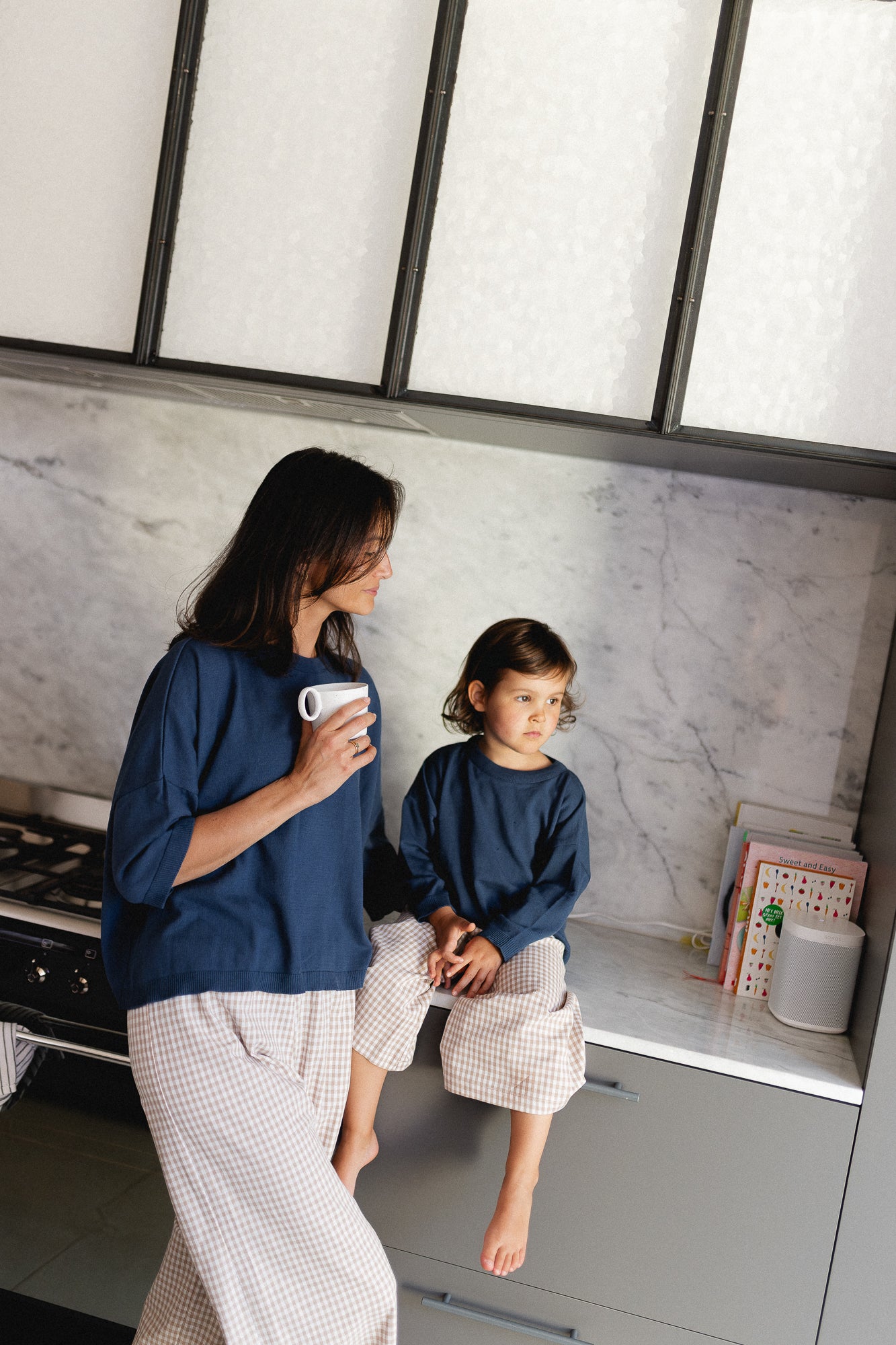 Little Lily oversized knit navy