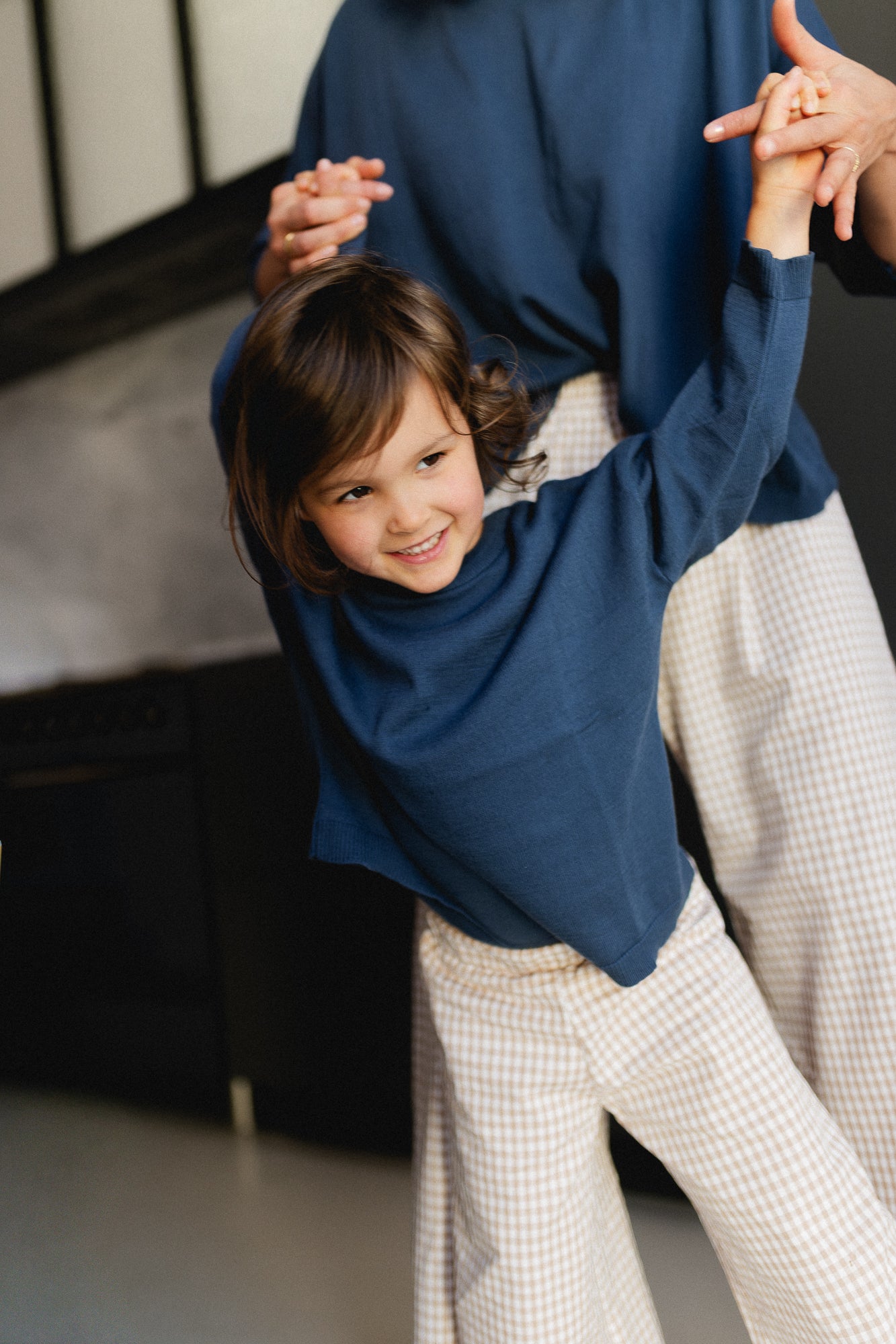 Little Lily oversized knit navy