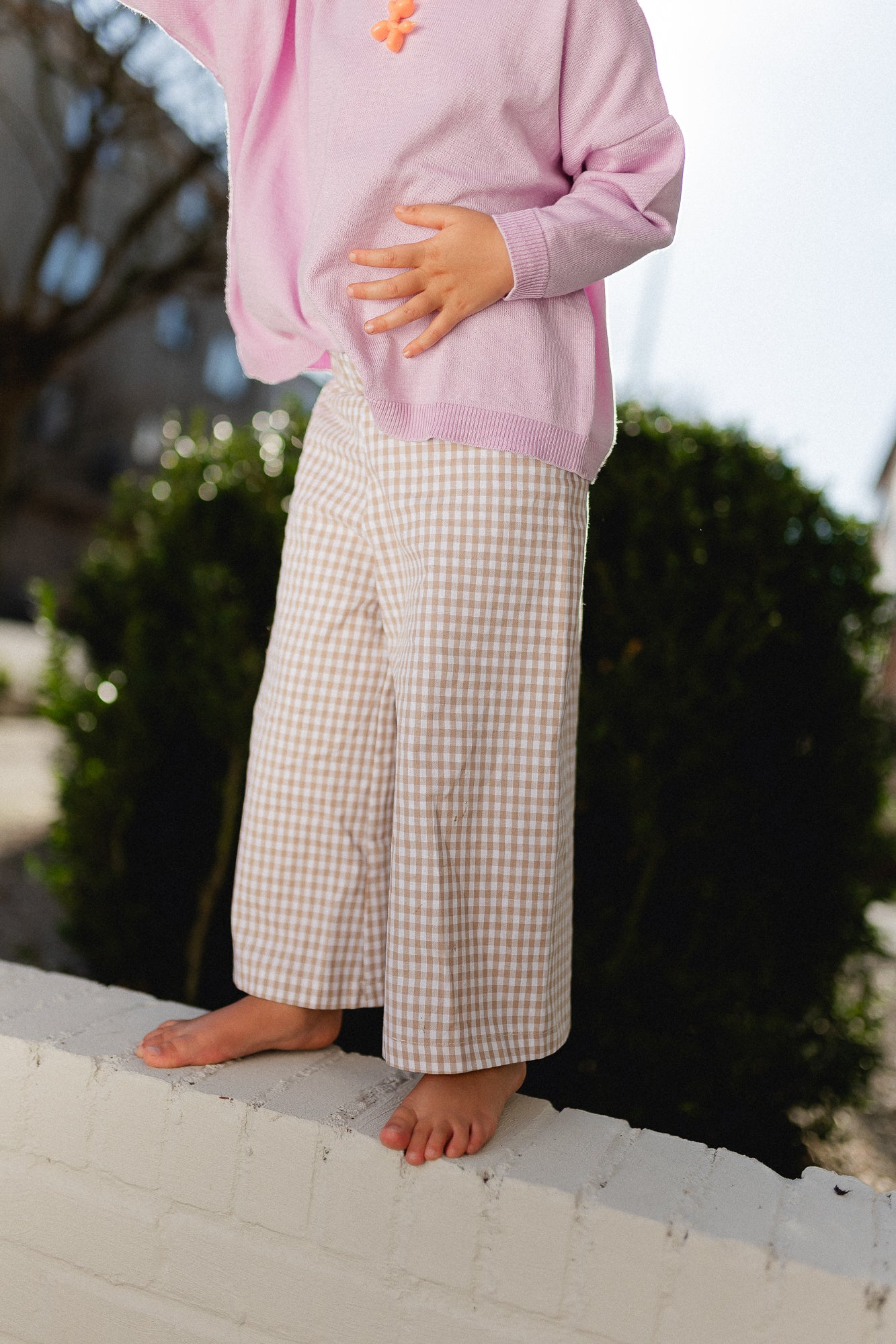 Little Lily oversized knit lilac