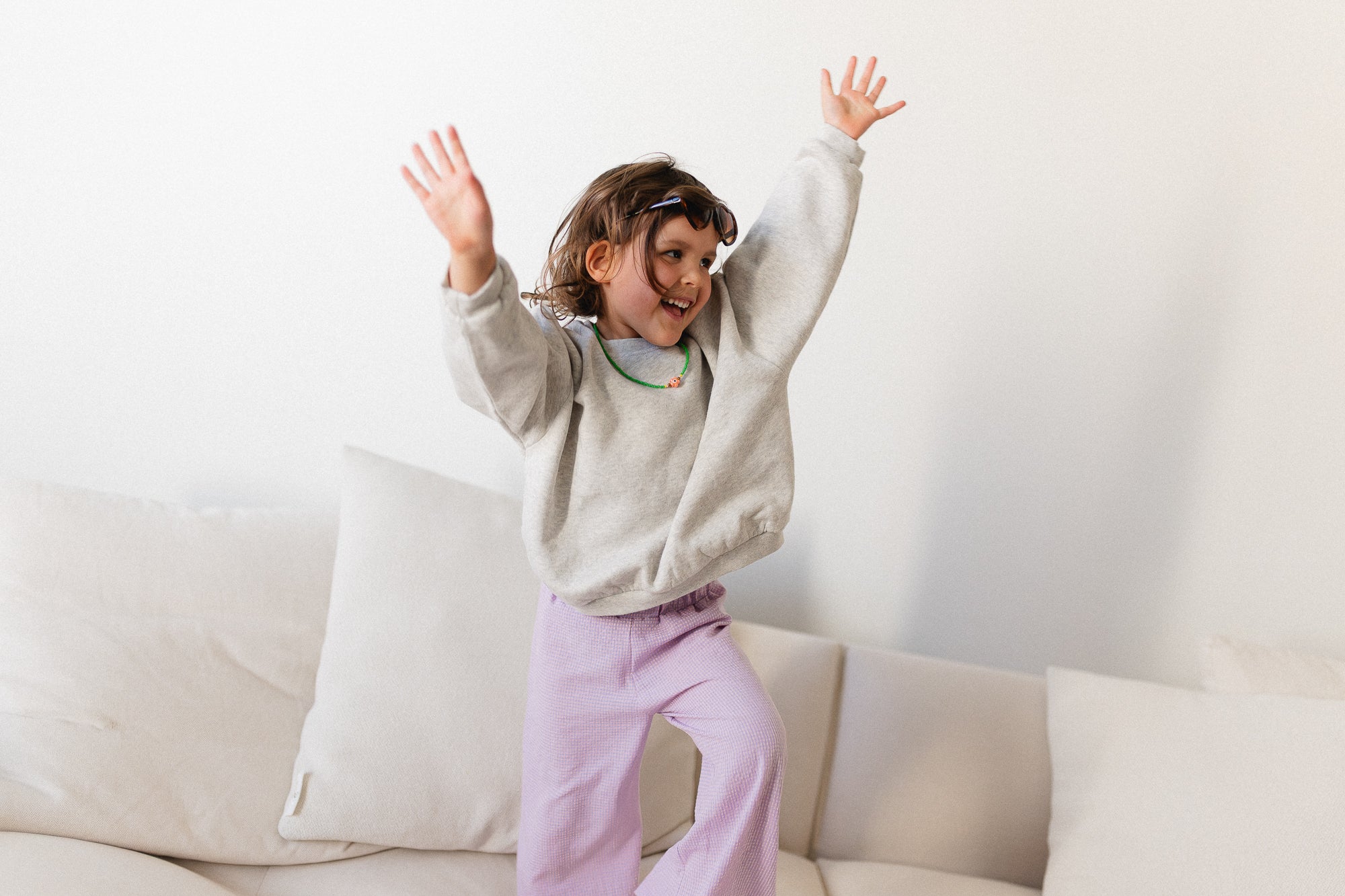 Little Cécile sweater flower