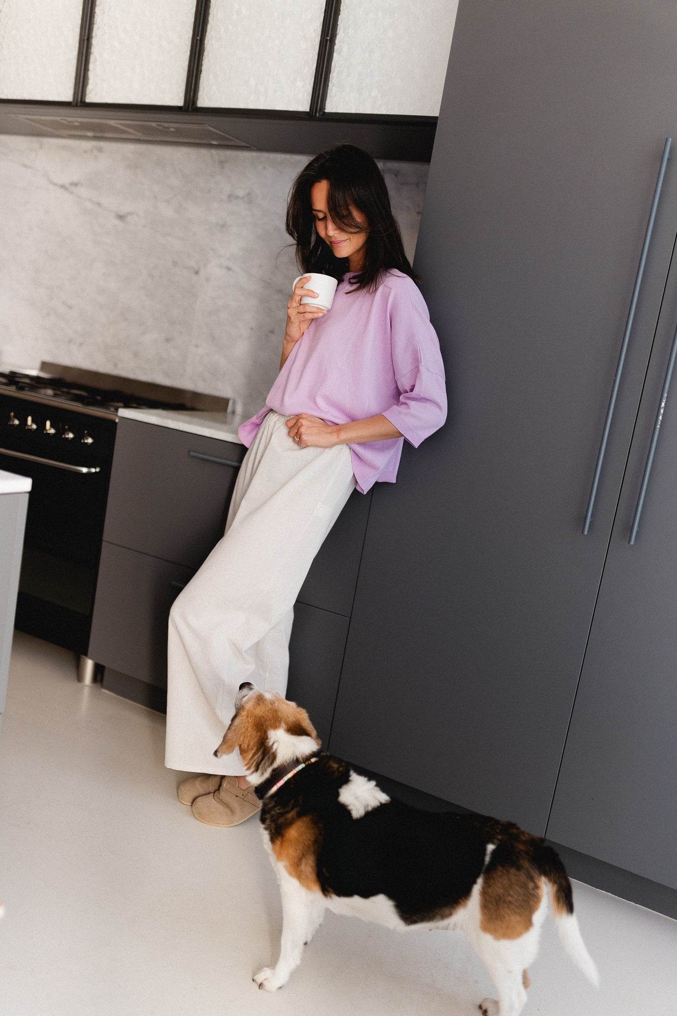 Jacqueline wide leg pantalon