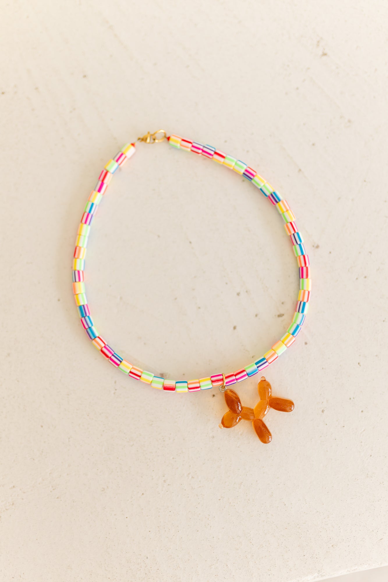 Kimchi necklace multicolor puppy