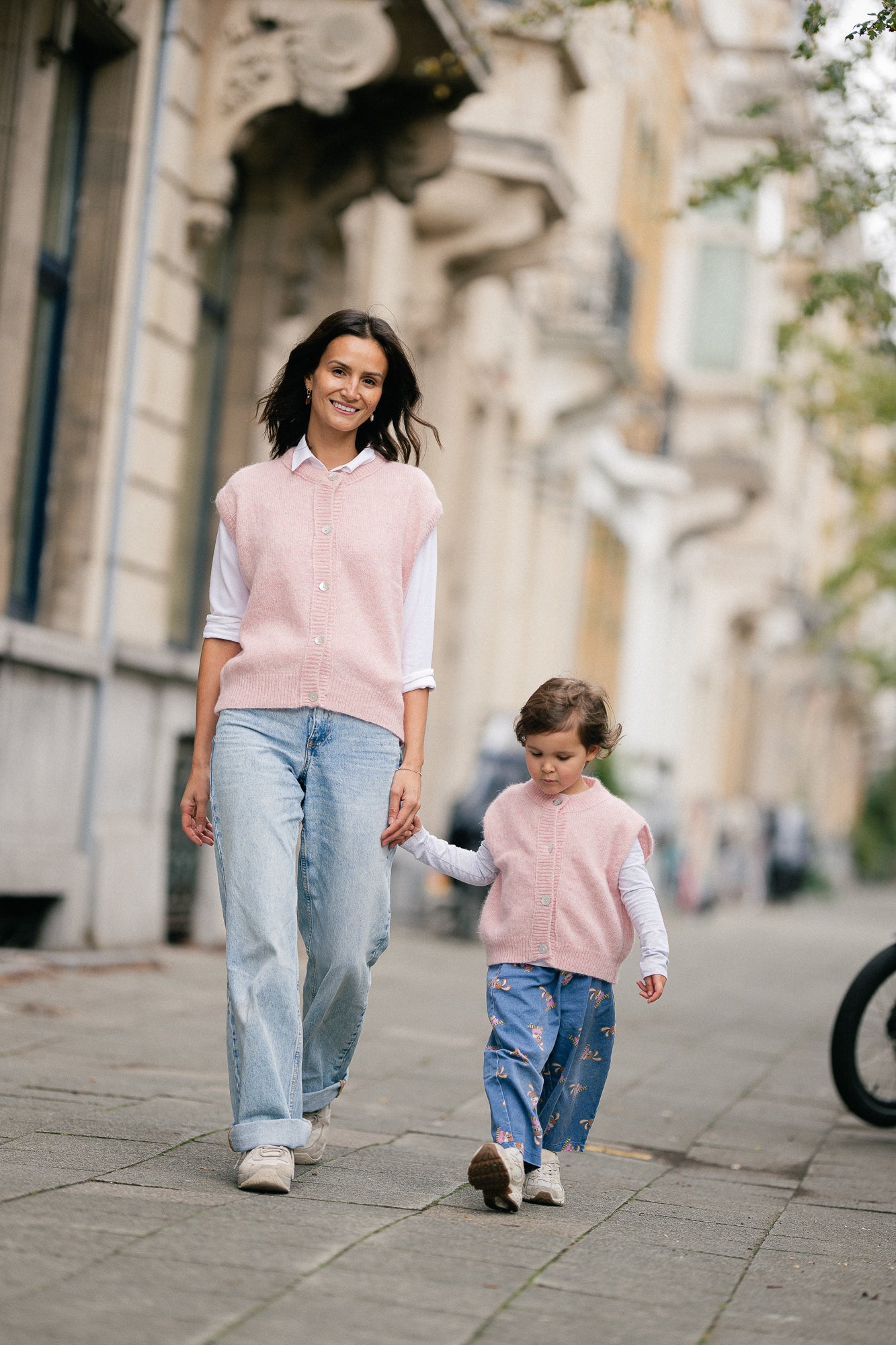Olivia vest little pink