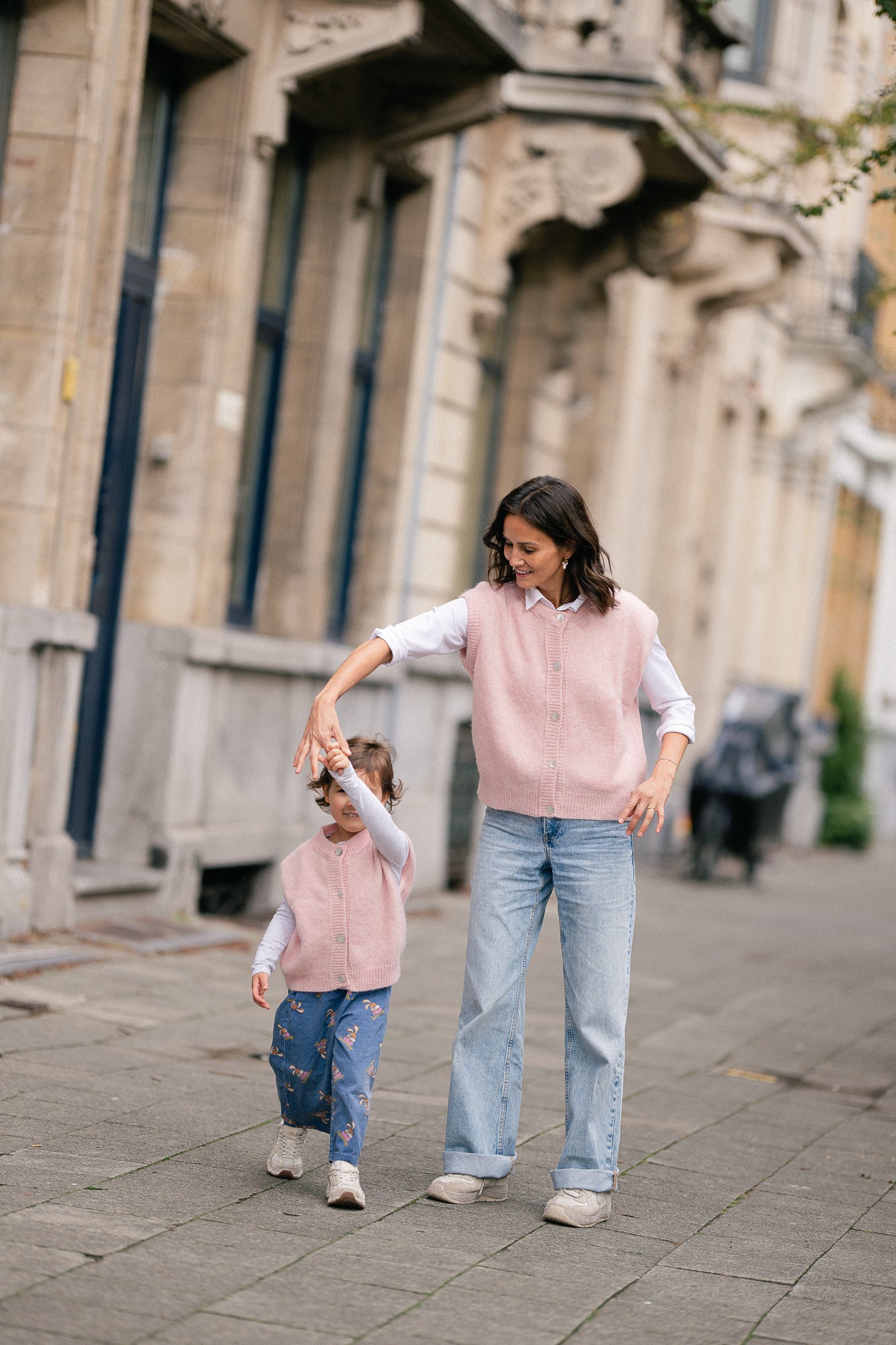 Olivia vest little pink