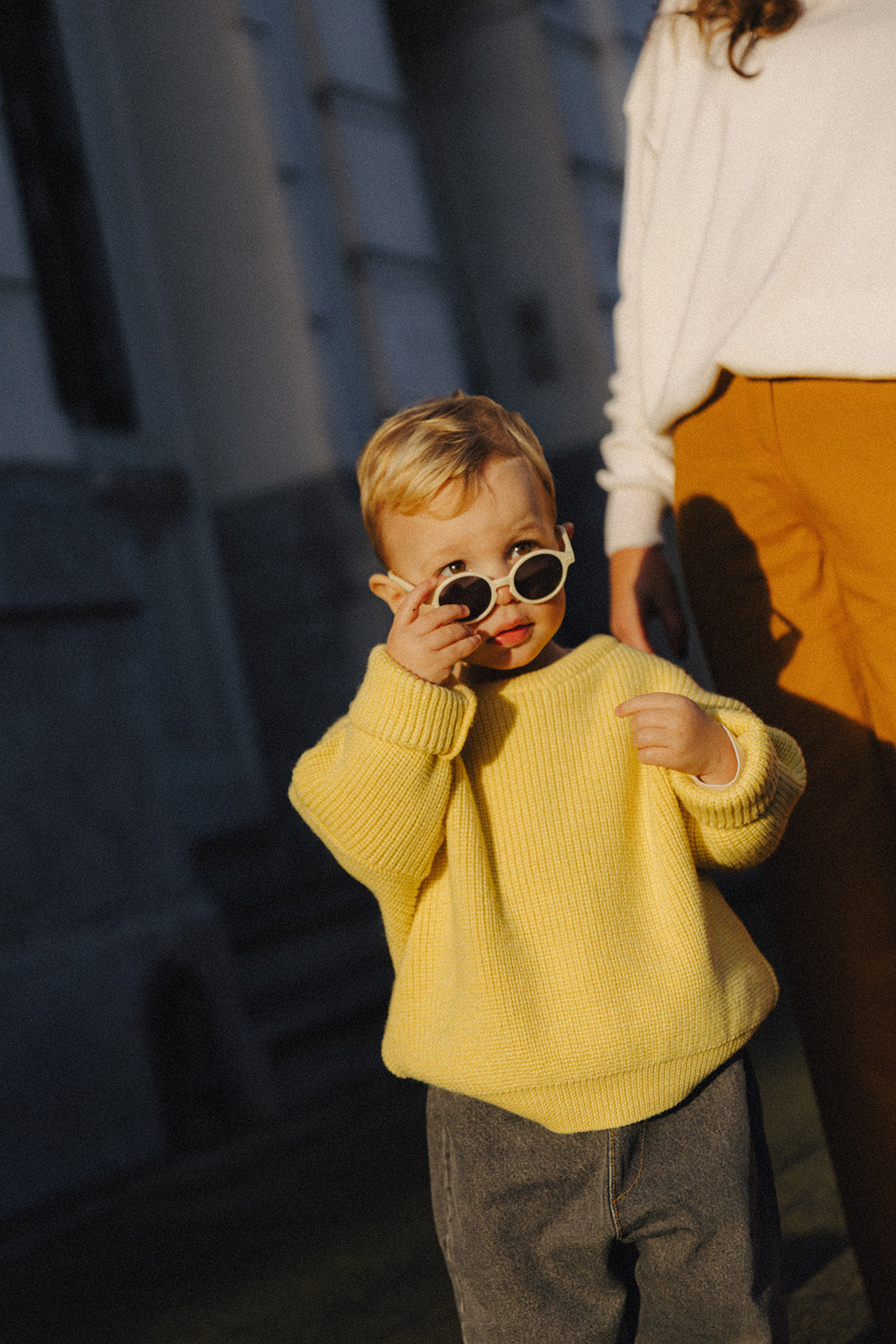 Little Chloé knit yellow