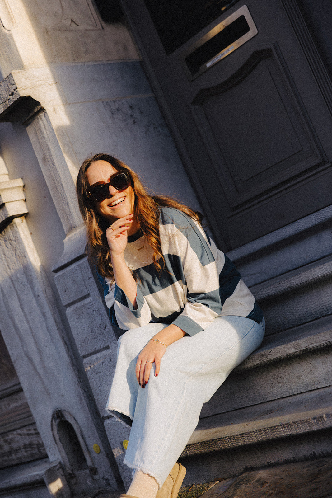 Manon oversized long-sleeved top