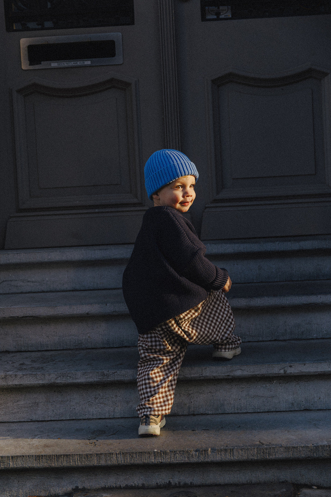 Little Chloé knit navy