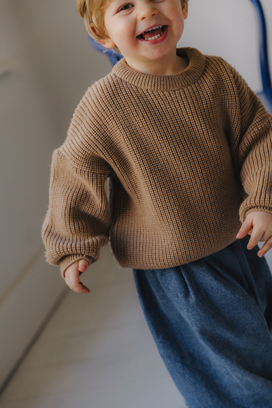 Little Chloé knit camel