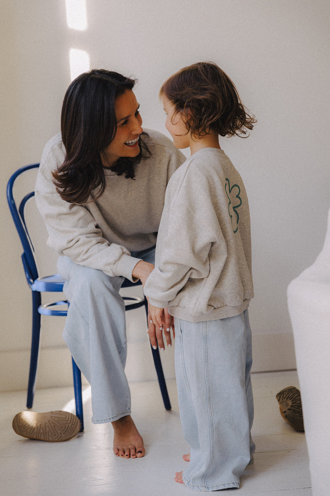 Little Appoline denim plain