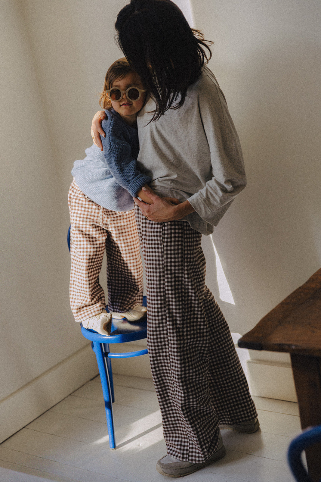 Little Chloé knit soft blue