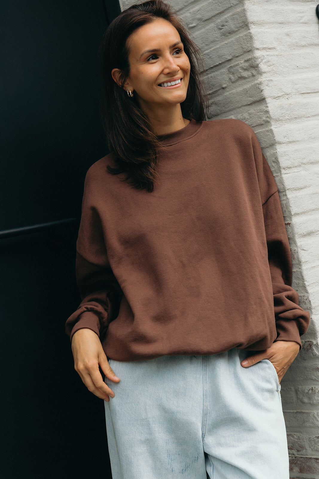 Cécile sweater chocolate brown