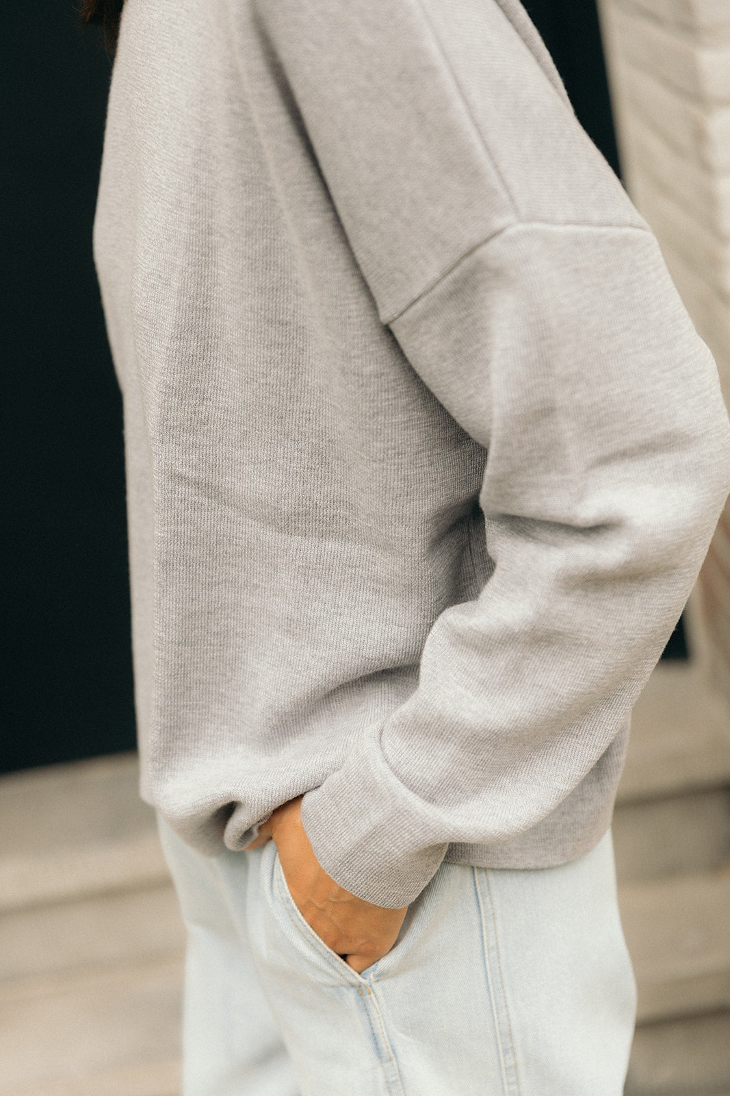 Chloé knit grey melange