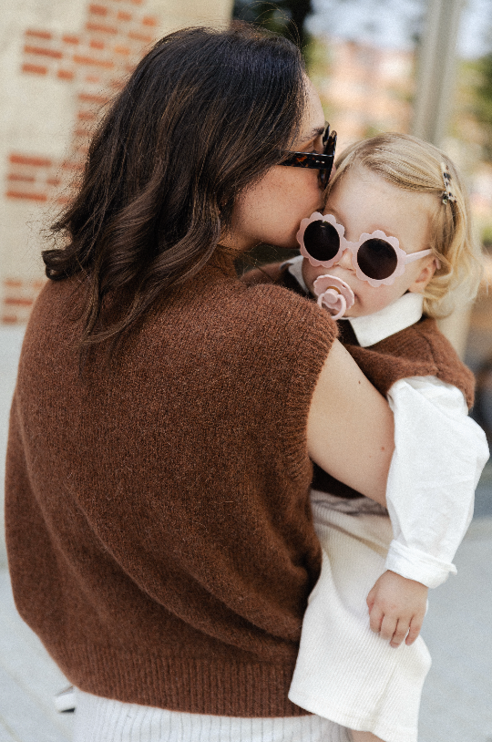 Frankie sleeveless knit chocolate brown