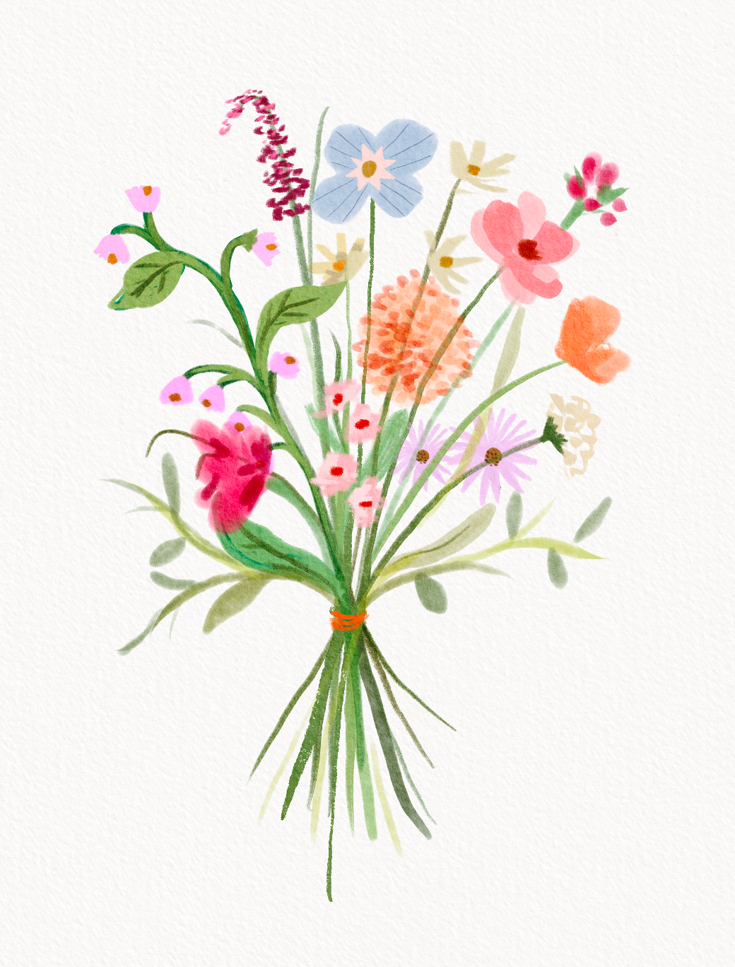 Little Cécile sweater wildflowers