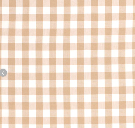 Poppy wide leg pantalon vichy brown