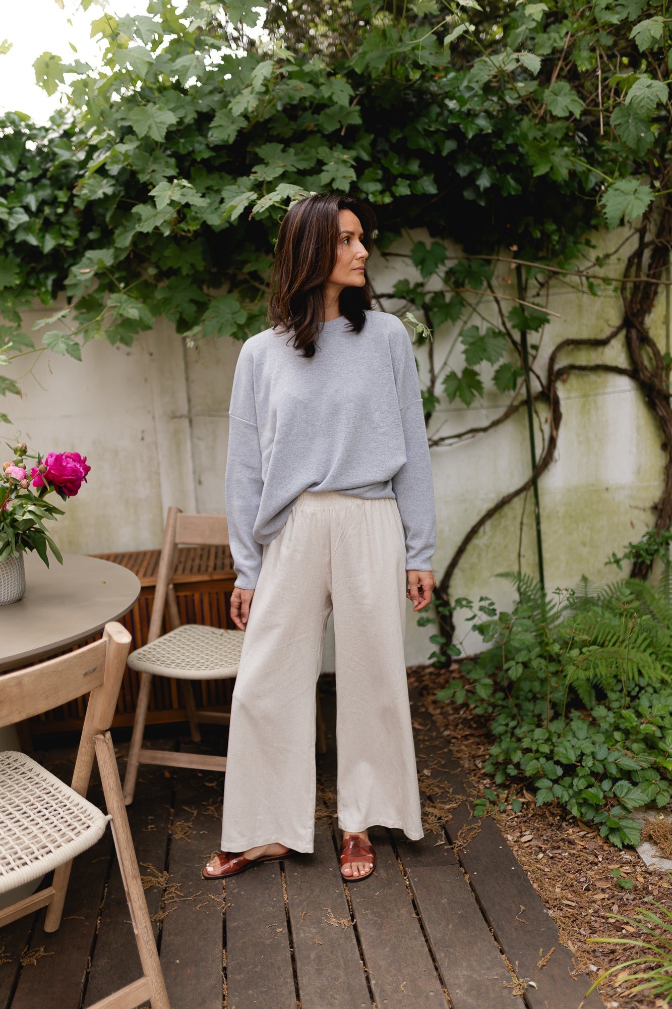 Chloé knit grey melange