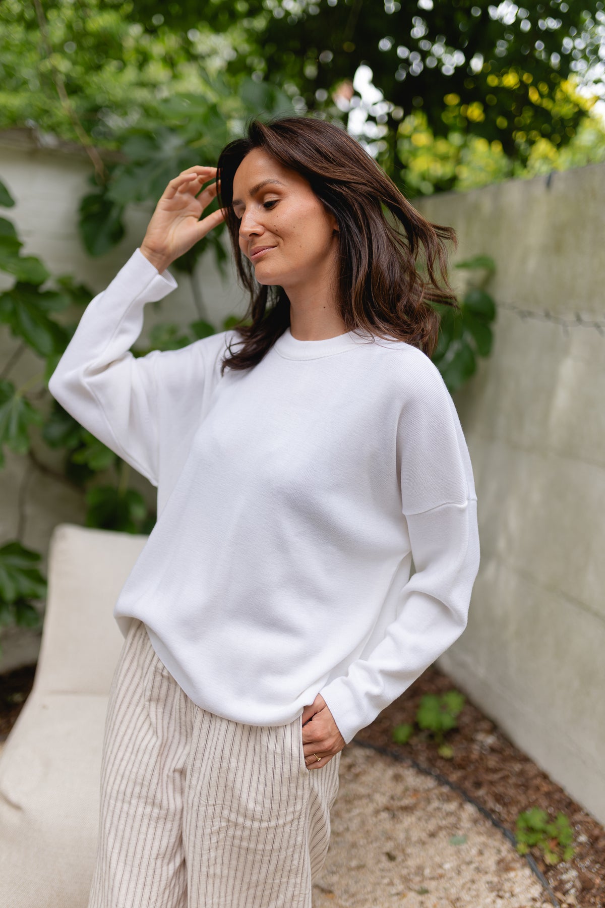 Chloé merino wool knit white