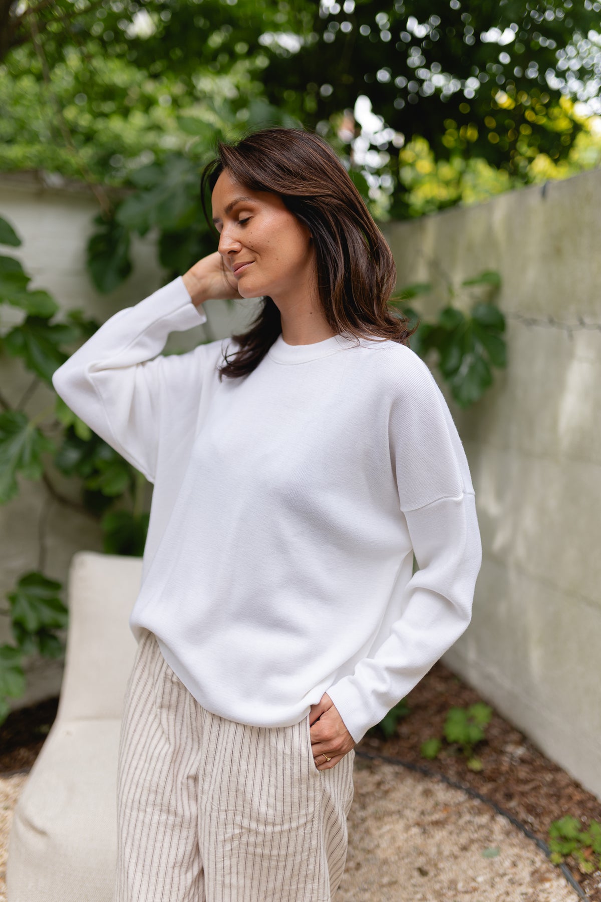 Chloé merino wool knit white