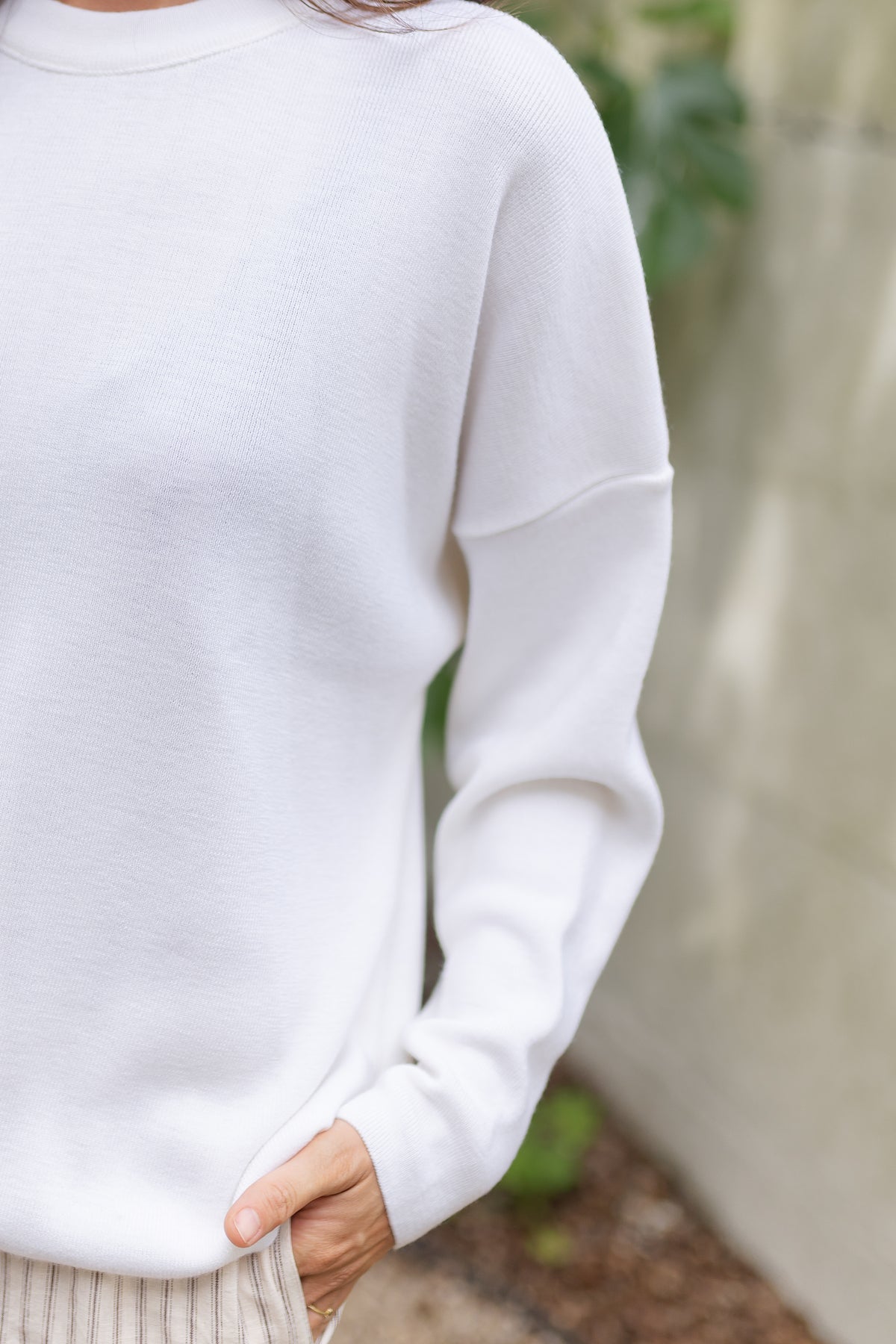 Chloé merino wool knit white