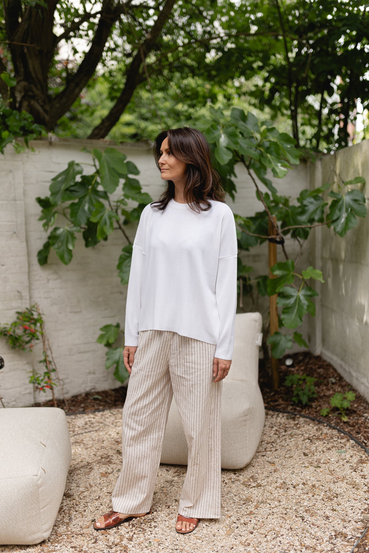 Chloé merino wool knit white