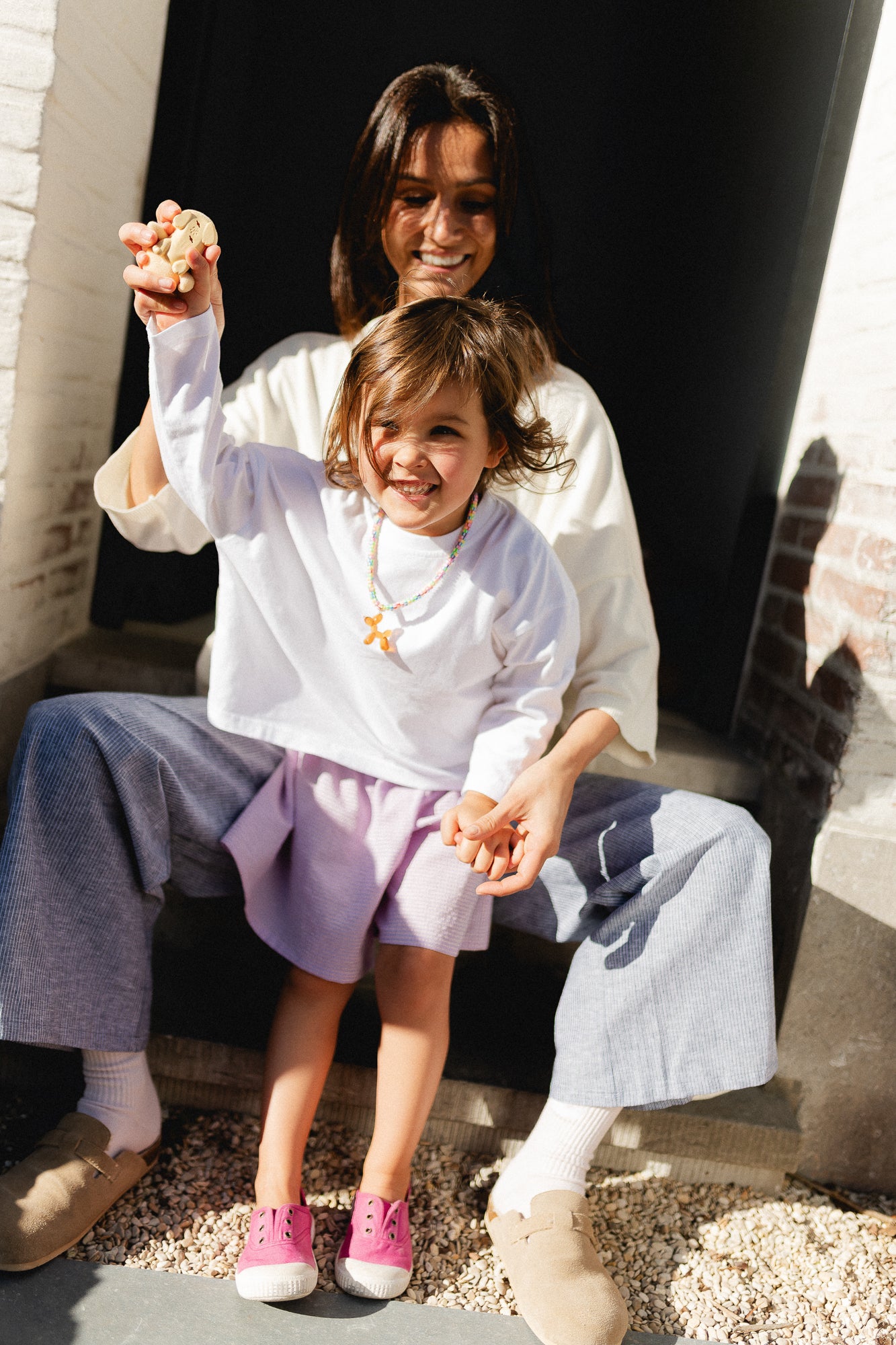 Little Claudia longsleeve top hearts