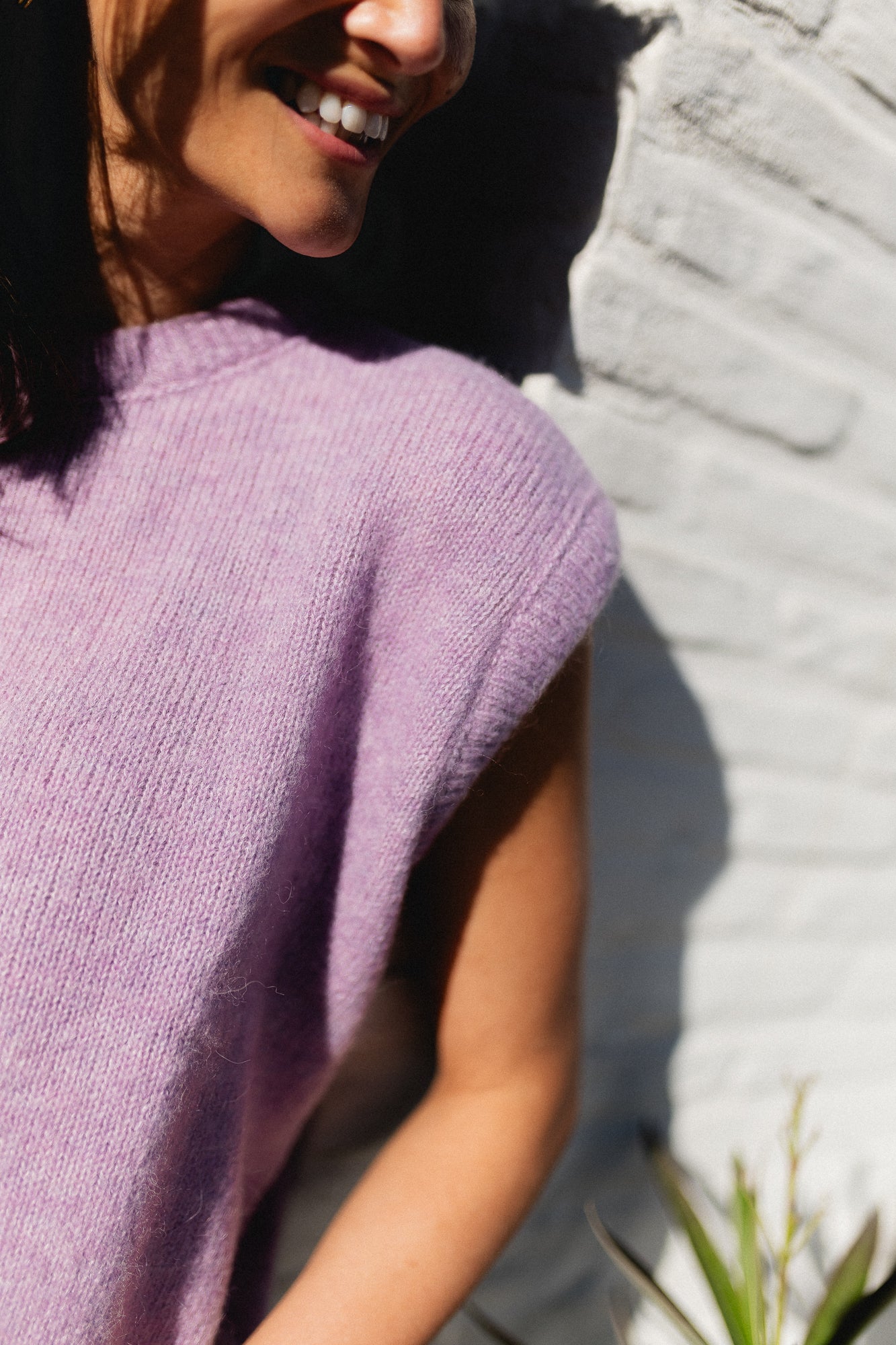Frankie sleeveless knit lilac