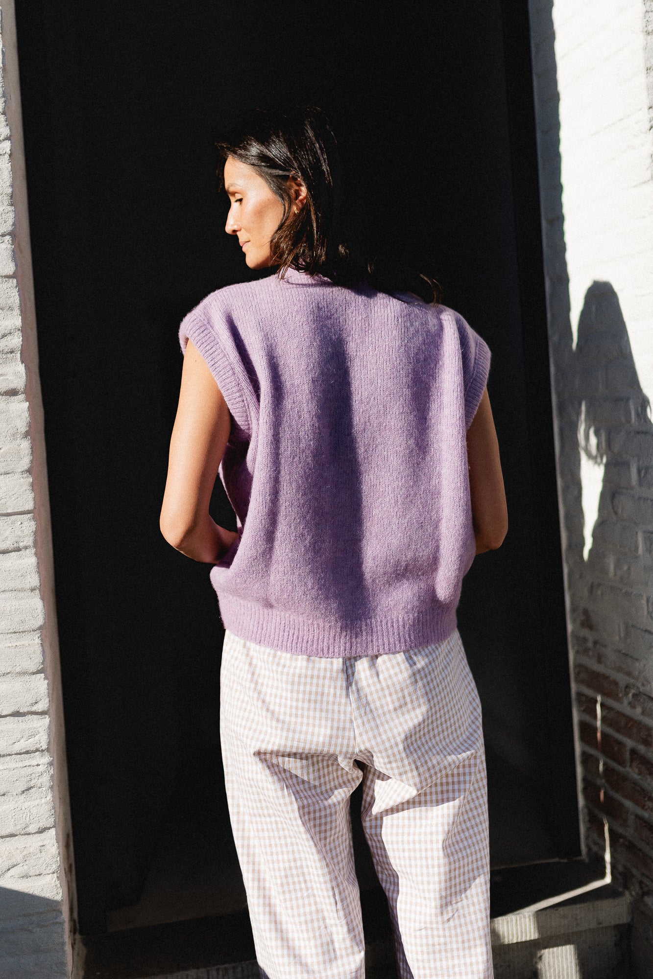 Frankie sleeveless knit lilac