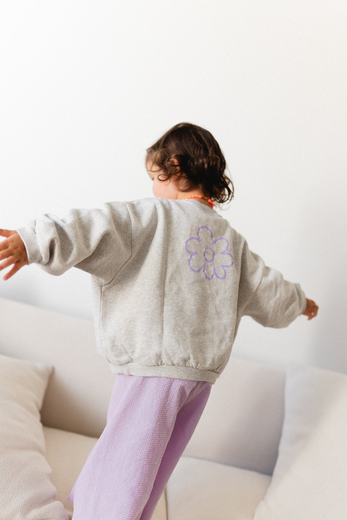 Little Cécile sweater flower