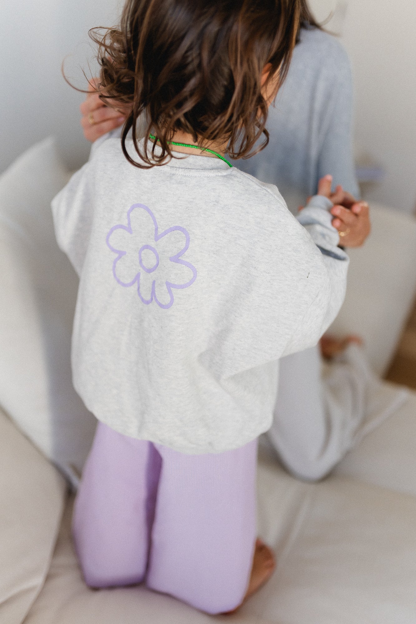 Little Cécile sweater flower