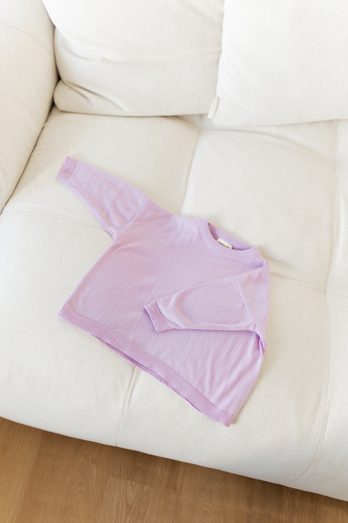 Little Lily oversized knit lilac