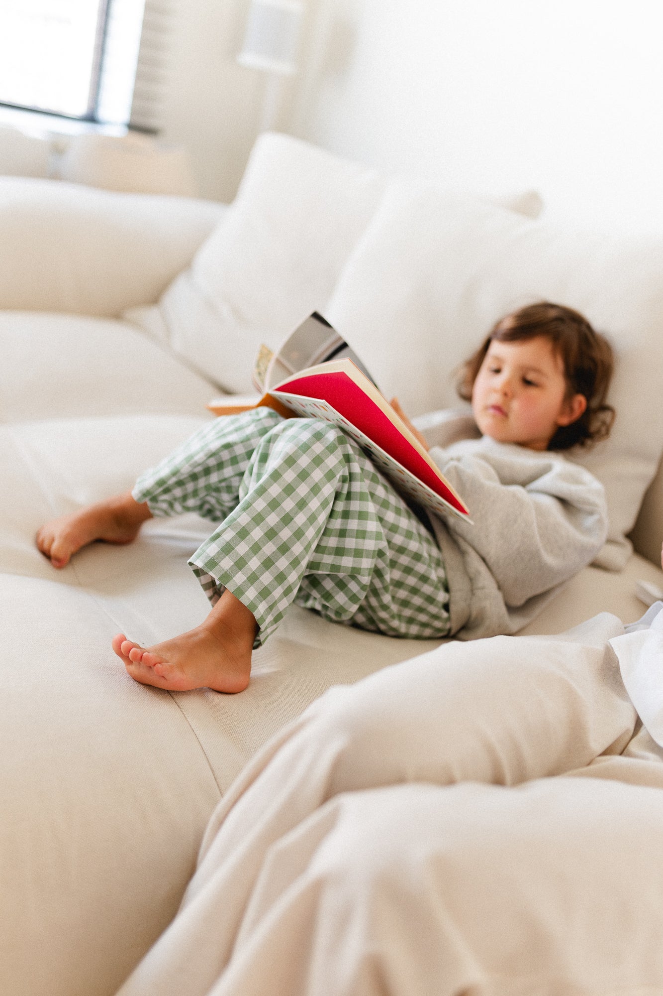 Little Thomas baggy pantalon vichy green