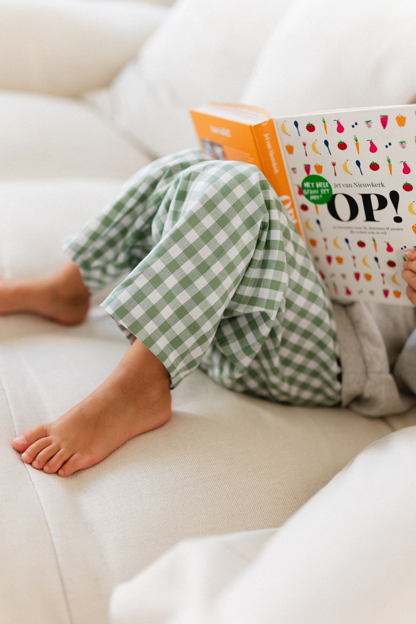 Little Thomas baggy pantalon vichy green