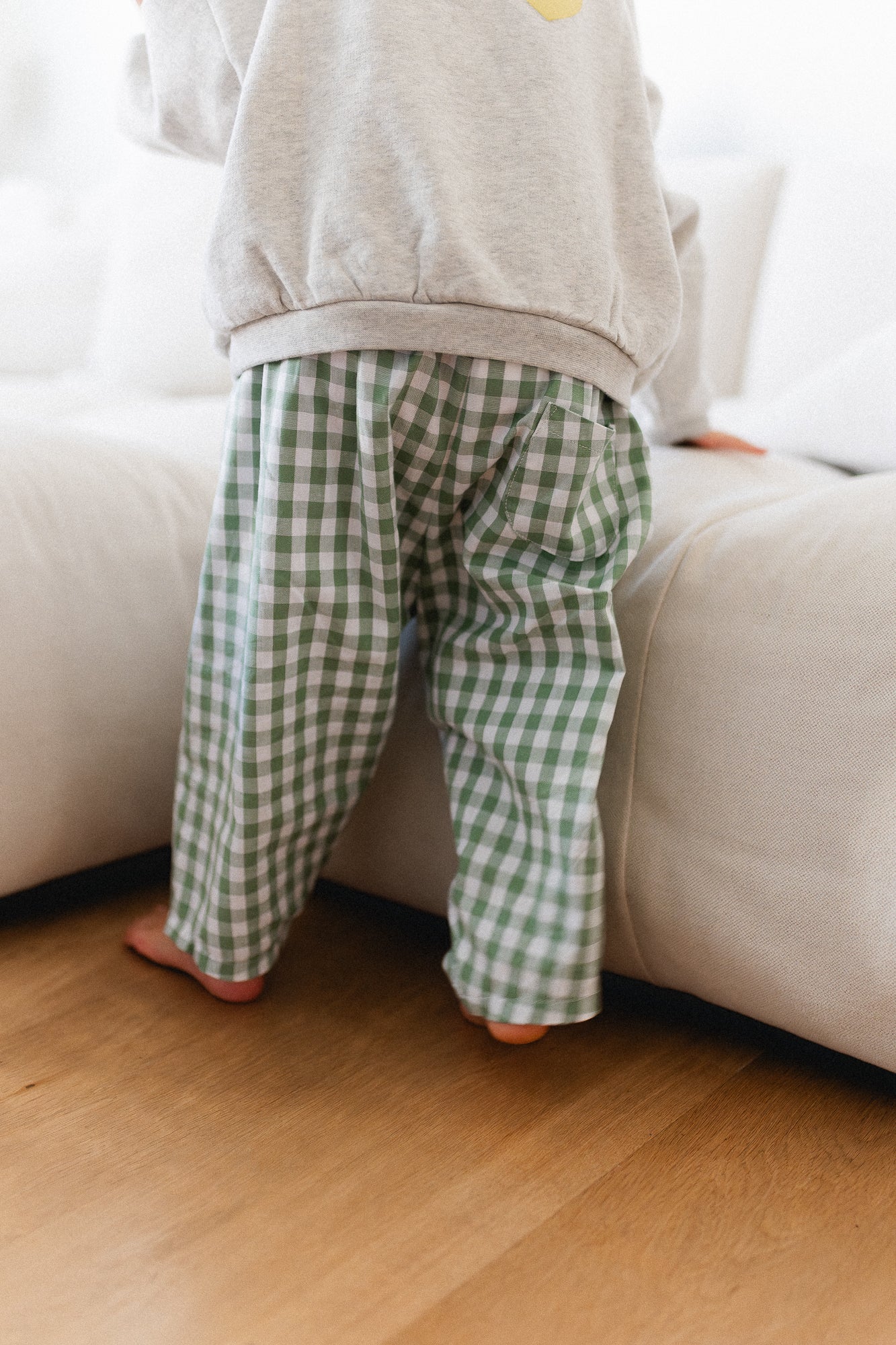 Little Thomas baggy pantalon vichy green