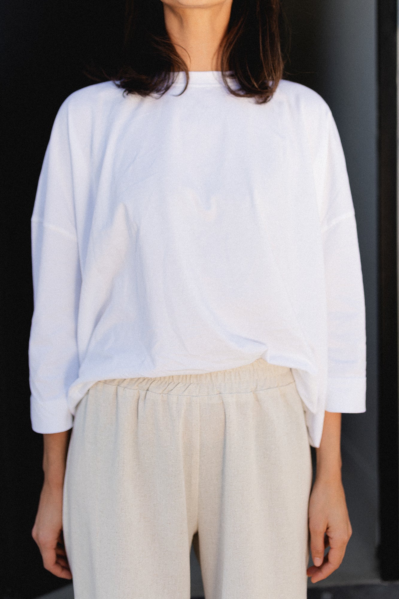 Manon oversized long-sleeved top