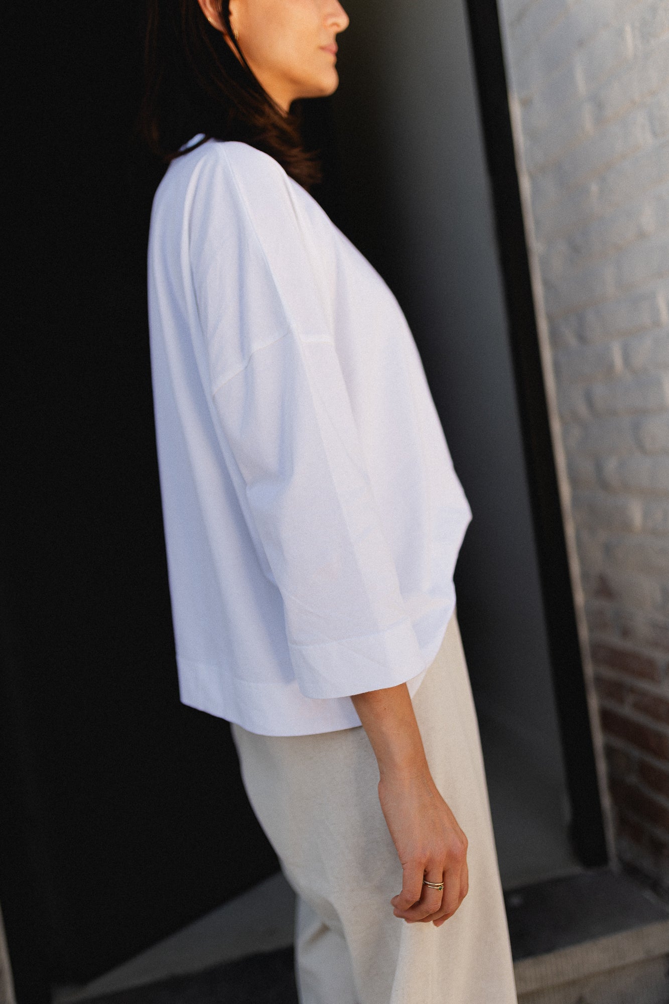 Manon oversized long-sleeved top